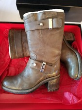 FREE LANCE BIKER MARRON VERT