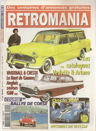 Retromania 100 simca vedette - retromania,