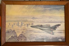 Experimental Airplane Painting - North 1402 Gerfaut - Signed Paul Lengellé