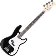 Basse Electrique E-Bass Basse Guitare 22 Frets 4 Cordes 1 Regleur Volume Noir