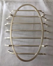 Berceau  à asperges CHRISTOFLE- Métal argenté -25x22 cm- Plat De Service table C