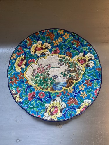 Assiette décorative émaux - décorative, en
