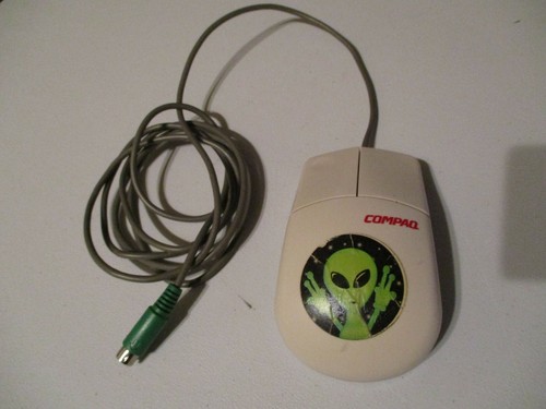 Compaq blanc filaire - (mus9j,