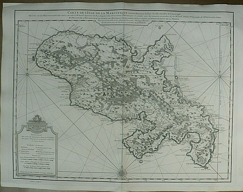 Carte ancienne xviiième rare - ancienne,