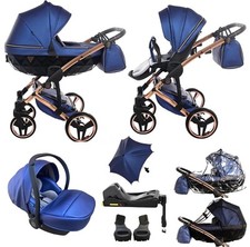 JUNAMA DIAMOND Fluo 2en1 3en1 4en1 POUSSETTE BÉBÉ SIÈGE AUTO ISOFIX