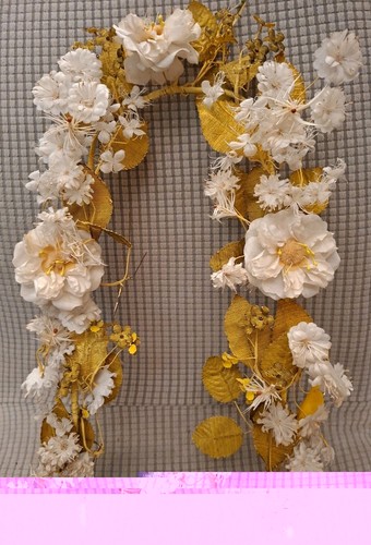 Arceau fleuri fleurs - un,