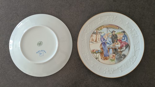 Lot assiettes plateau à - 12,