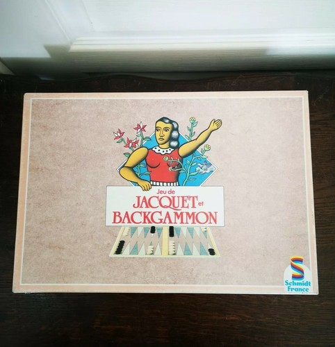 Vintage jeu jacquet - vintage, de