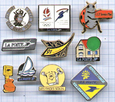Lot pin's LA POSTE Logo JO 92