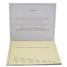 Roald Dahl Unpublished Alternative Ending for the Witches Limited Edition 21/360