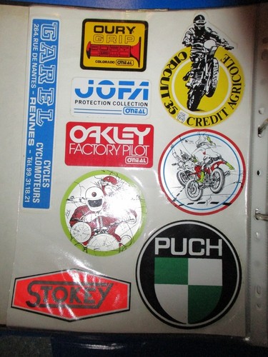 Autocollants moto - 9,