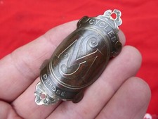 Ancienne Plaque  de Vélo