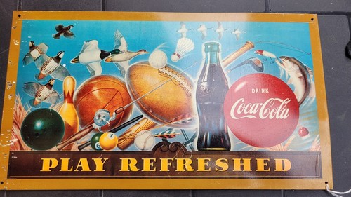 Rare plaque tole - plaque, cola