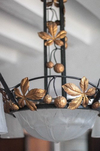 Lustre art déco - , fer