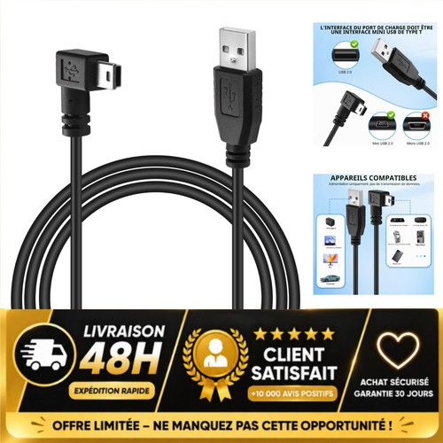 Câble usb mini - câble,