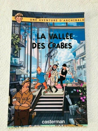 Carte postale 15x10 - carte, tintin