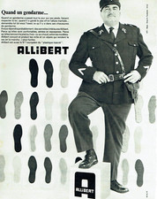 1966 Advertising 1222 Allibert Soles Gendarme Shoes