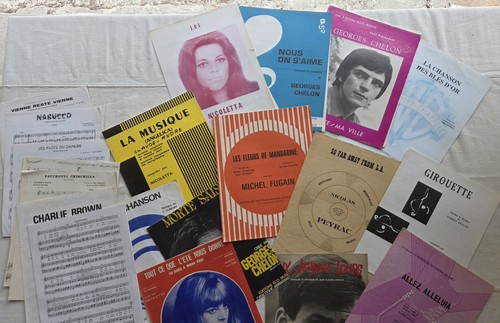 Lot partitions musique - lot,