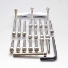 Kit Visserie moteur Honda XLR 125R 97-02 Race Spec Argent