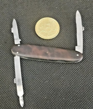 Canif Couteau de poche  multifonction miniature  manche type écaille