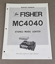 Fisher MC4040 Service Manual D-3218 