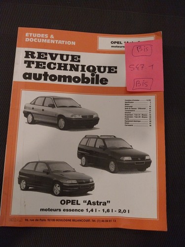 Revue technique opel astra - revue,