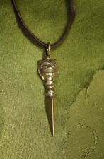 Petit Pendentif Magique Phurba En Laiton Avec Tête De Démon Du Népal