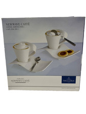 Villeroy & Boch 1748 New Wave Caffe Glass Coffee Service For 2 10-2484-7262