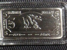 1 LINGOT 5 GRAMMES ARGENT