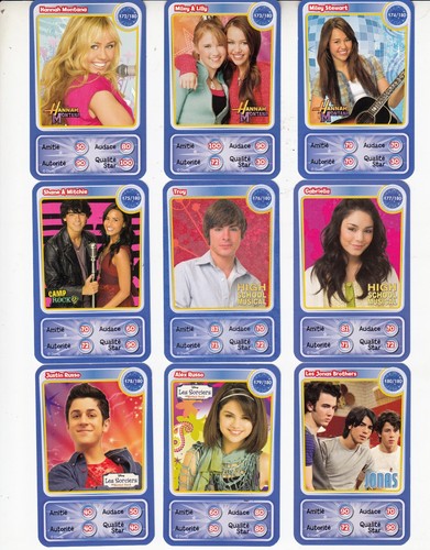 Lot cartes disney auchan - lot,