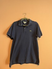 Polo Lacoste bleu taille L en