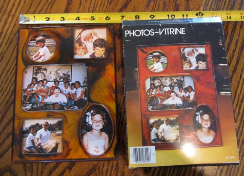 Vtg amber lucite plastic - amber,
