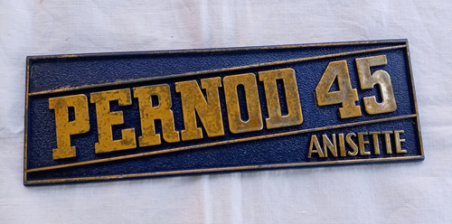 Ancienne plaque publicitaire