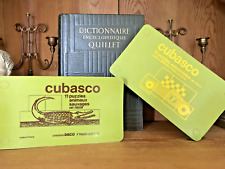 Lot of 2 Vintage Cubasco Educational Puzzle Box