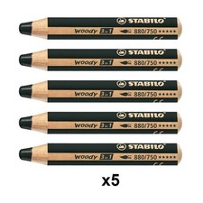 Lot de 5 crayons de couleur