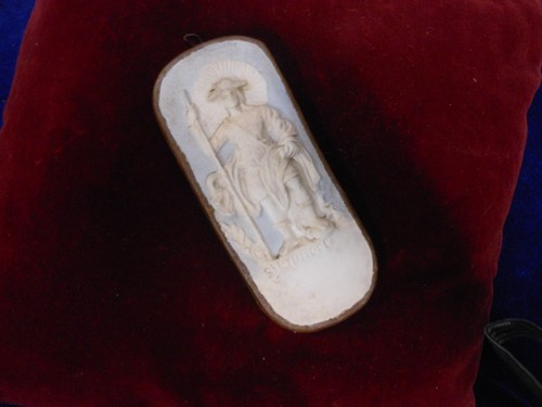 Rare plaque votive saint - rare,
