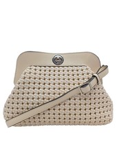 L. CREDI MUNICH Sac de cadre de vélo Moyen Dames Sac blanc cassé