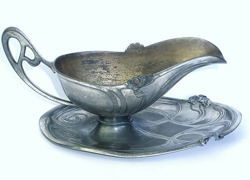 Saucière jugendstil zinn wmf - saucière,