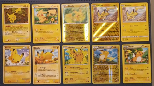 Lot cartes pikachu raichu - lot,