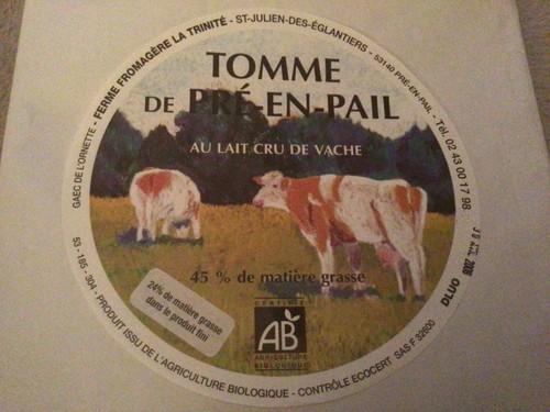 Etiquette fromage tomme - etiquette, de