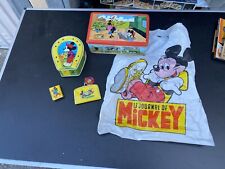 Antique Toy Lot Walt Disney Mickey Piggy Bank Marchesini Journal Mickey