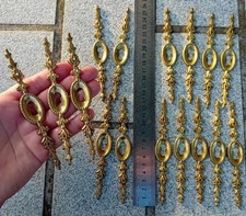 1 Brass FURNITURE LOCK KEY ENTRY, 2.2 cm by 13.4 cm No. 82C