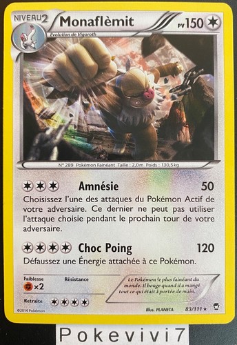 Carte pokemon monaflemit - carte,