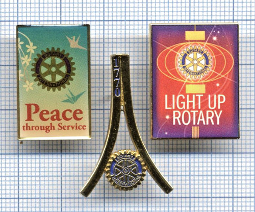 Pins rotary international - pins,