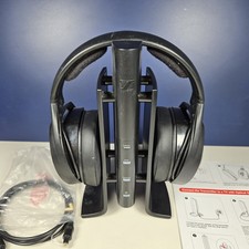 Sennheiser RS-165 Wireless Headphones & Base Station ( HDR-165 TR-165 ) Untested