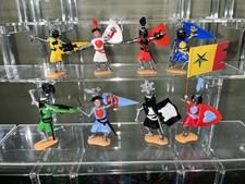 Timpo Toys Great Helm Knights Premium Set with ALL 8 Different Foot Poses