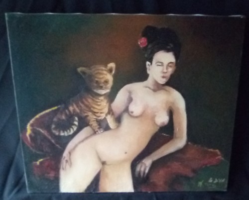 Tableau huile sur - tableau,