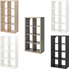 IKEA KALLAX Shelving Unit 77x147cm Bookcase Storage White Black Grey Oak Gloss