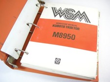 Kubota M8950 M8950S M8970 Agriculture Tractor Service Shop Repair Manual