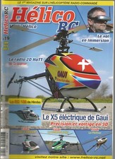RC HELICOPTER N°19 X5 ELECTRIC FROM GAUI / RADIO 20 HoTT / EC 135 FROM HIROBO /FLETTNER